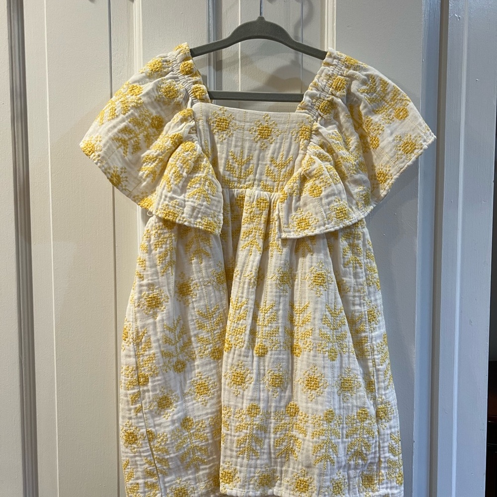 Yellow Floral Dress